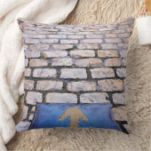 Gelber Pfeil Kissen (Decke)