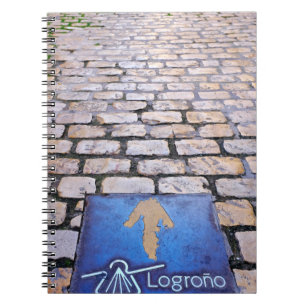 Gelber Pfeil Notizblock