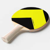 Gelber Pfeil Pingpong Paddle Tischtennis Schläger (Vorderseite)