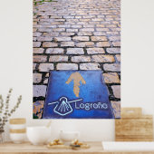 Gelber Pfeil Poster (Küche)