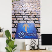 Gelber Pfeil Poster (Heimbüro)