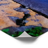 Gelber Pfeil Poster (Ecke)