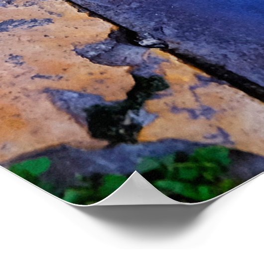 Gelber Pfeil Poster (Ecke)