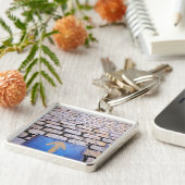 Gelber Pfeil Schlüsselanhänger (Seite)