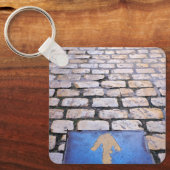 Gelber Pfeil Schlüsselanhänger (Vorderseite)