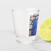 Gelber Pfeil Schnapsglas (Links)