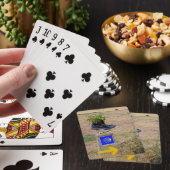 Gelber Pfeil Spielkarten (In Situ)