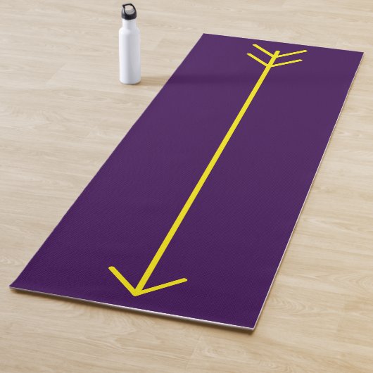 Gelber Pfeil Yoga Mat - gelb & lila Yogamatte (Beispiel)