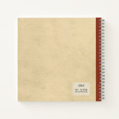 Gelber Pfirsich und eine halbe Personalisierte Zus Notizblock (Rückseite)