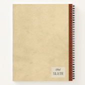 Gelber Pfirsich und eine halbe Personalisierte Zus Notizblock (Rückseite)