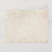 Gelber Pfirsich und Minze Herbstpferde Save the Da Ankündigungspostkarte (Rückseite)