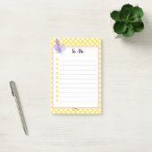 Gelber Polka Dot Diamond zu tun Post-it Klebezettel (Büro)