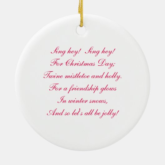 Gelber Polka Dot Love Bird auf Zweig Keramikornament (Hinten)