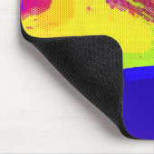 Gelber Pop Art Daffodische Maus Pad Mousepad (Ecke)