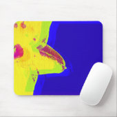Gelber Pop Art Daffodische Maus Pad Mousepad (Mit Mouse)