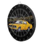 Gelber Puma Dartscheibe (Vorderseite rechts)