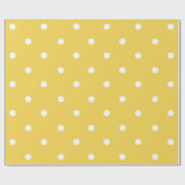 Gelber Punkt Geschenkpapier (Flach)