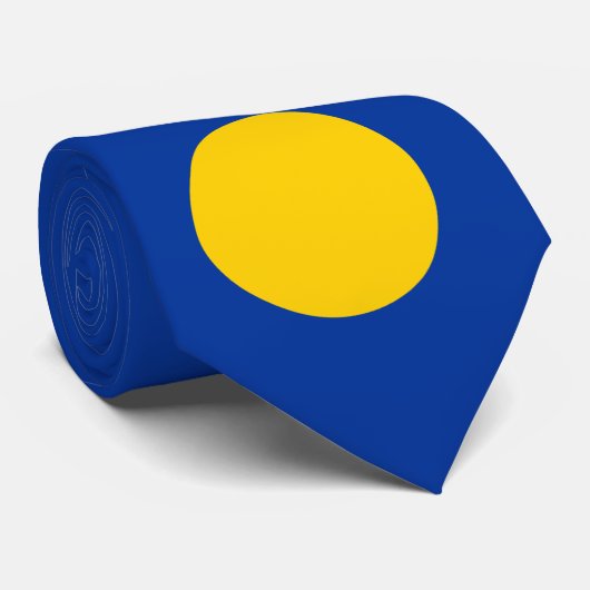 Gelber Punkt Krawatte (Gerollt)