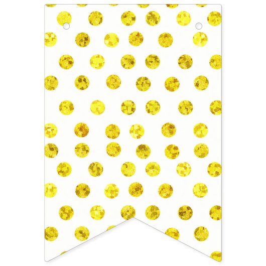 Gelber Punkt Wimpelkette (Zweite Fahne)