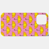 Gelber Regenschirm Case-Mate iPhone Hülle (Rückseite (Horizontal))