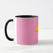 Gelber Regenschirm Tasse (Links)