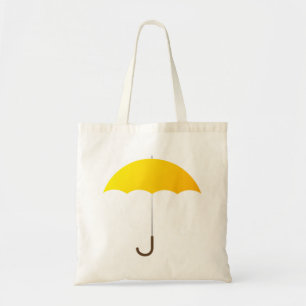 Gelber Regenschirm Tragetasche