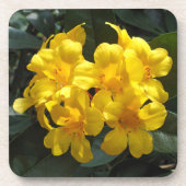 Gelber Rhododendron Untersetzer (Vorderseite)