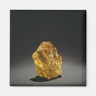 Gelber Rohdiamant Magnet