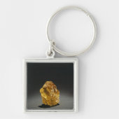 Gelber Rohdiamant Schlüsselanhänger (Vorne)