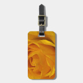 Gelber Rosen-Blumenblatt-Gepäck-Umbau Gepäckanhänger (Vorderseite vertikal)