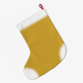 Gelber Rosen-Strumpf-Rosen-WeihnachtsStrumpf Custo Großer Weihnachtsstrumpf (Rückseite (Hängend))