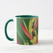Gelber roter Heliconica Paradiesvogel Tasse (Links)