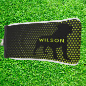 GELBER Rottweiler PUTTER Golfkopfabdeckung Golf Headcover
