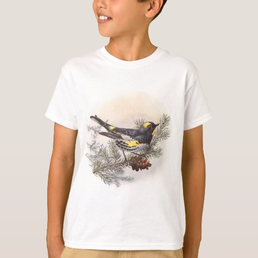 Gelber-rumped (audubons) Trällerer T-Shirt (Vorderseite)