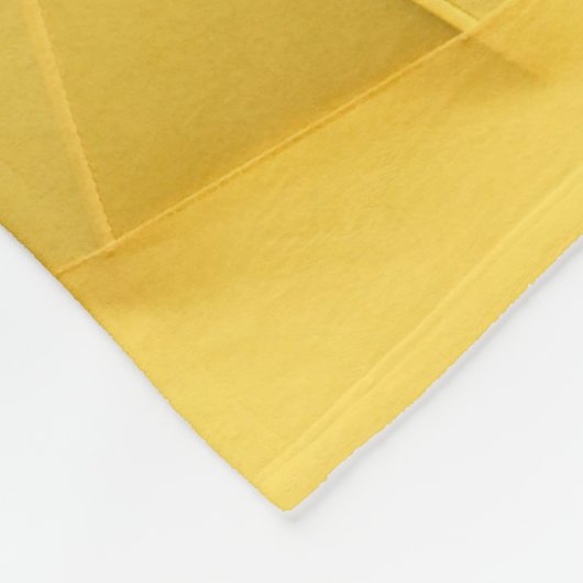 Gelber Schirm Fleecedecke (Ecke)