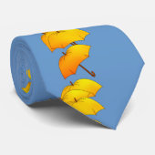 Gelber Schirm Krawatte (Gerollt)