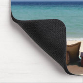 Gelber Schirm Mousepad (Ecke)