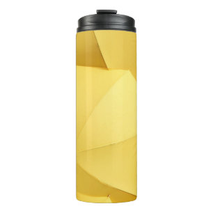 Gelber Schirm Thermosbecher
