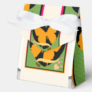 Gelber Schmetterling Gefallenheitsbox Geschenkschachtel