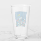 Gelber Schmetterling Glas (Rückseite)