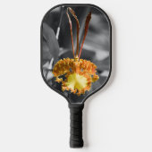 Gelber Schmetterling Orchid-Blume Pickleball Schläger (Vorderseite)