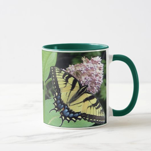 Gelber Schmetterling Tasse (Rechts)