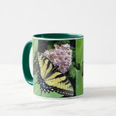 Gelber Schmetterling Tasse (Vorderseite Links)