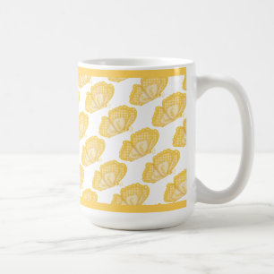 Gelber Schmetterlinge Kaffeetasse