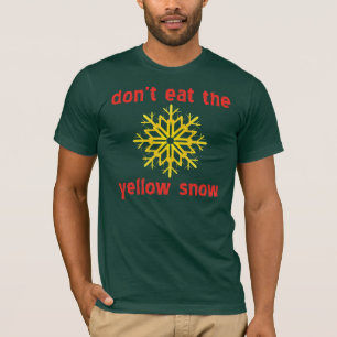 Gelber Schnee T-Shirt
