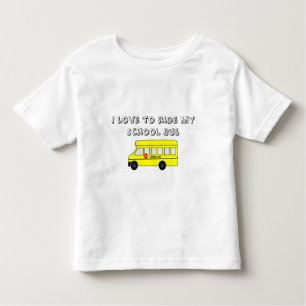 Gelber Schulbus Kleinkind T-shirt