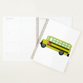 Gelber Schulbus mit Stoppschild Planer (Anzeige)