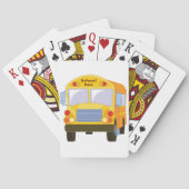 Gelber Schulbus Spielkarten (Rückseite)