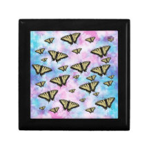 Gelber Schwalbenschlauch Schwanz Butterfly