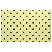 Gelber Schwarzpolster-Punkt Stoff (Fat Quarter (45,7 x 55,9 cm))